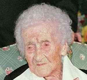 Jeanne Louise Calment 122 years and 164 days old - www.RC123.com
